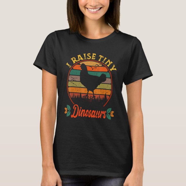 Camiseta Eu Levanto Pequenos Dinossauros Vintage Retro Chic (Frente)