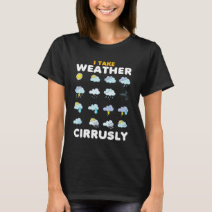 Camiseta Eu Levo Meteoro De Meteorologia De Meteorologia Ci