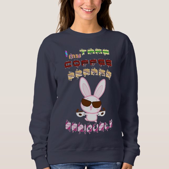 Camiseta Eu Levo Meus Cafés A Sério (Frente)