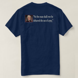 Camiseta Eu levo uma arma porque um polícia é apenas a