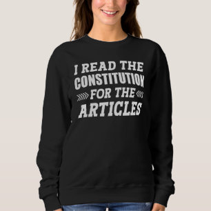 Camiseta Eu Li A Constituição Para Os Artigos Patrióticos