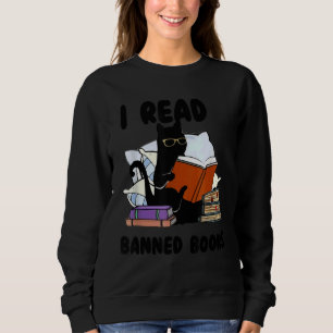 Camiseta Eu Li Gato De Oculto Do Leitor De Livros Banidos