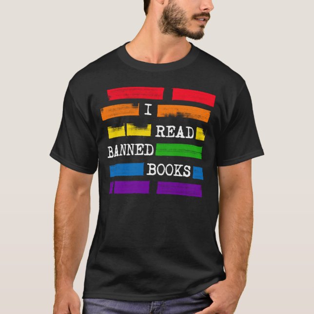 Camiseta Eu Li Livros Banidos O Arco-Íris Redação (Frente)