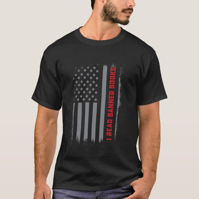 Camiseta Eu Li Livros Banidos Os Leitores De Sinalizador Do (Frente)