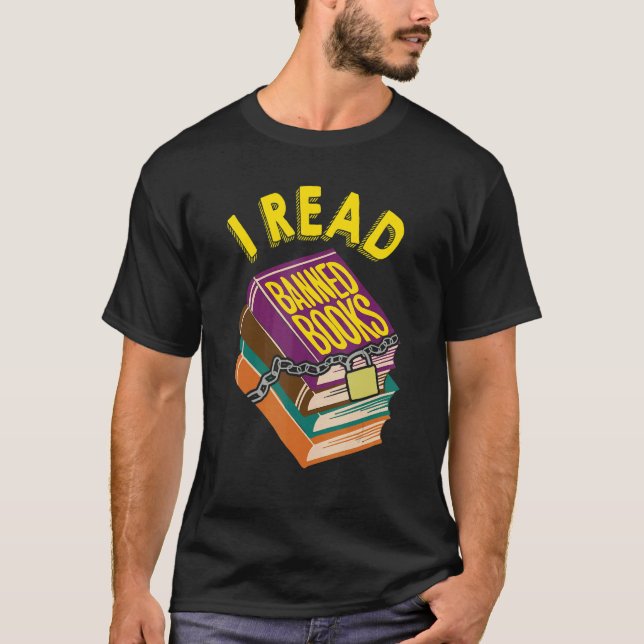Camiseta Eu Li Livros Banidos Para O Livro (Frente)