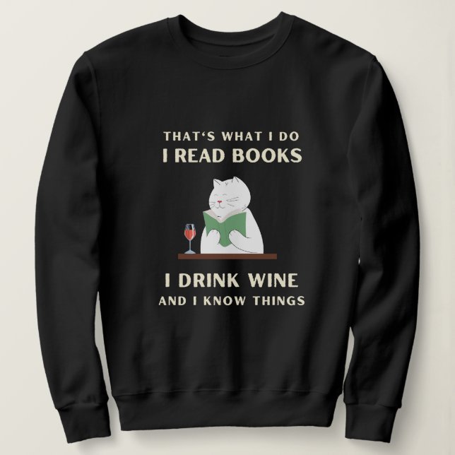 Camiseta Eu Li Livros Eu Bebo Vinho E Sei Coisas Engraçadas (Frente do Design)