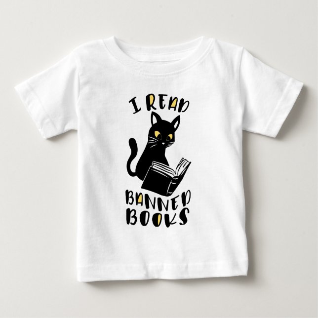 Camiseta Eu li livros proibidos Cat (Frente)