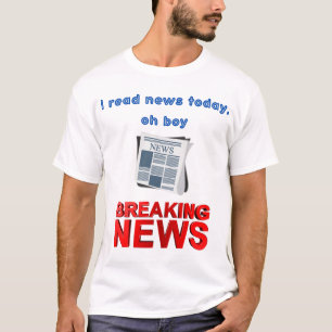 Camiseta Eu li notícias hoje, oh garoto