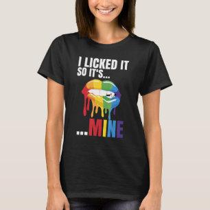 Camiseta Eu licenciei, então é meu como Lgbtq Pride Lesbian