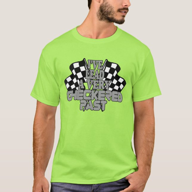 Camiseta Eu lidero um passado muito controlado (Frente)