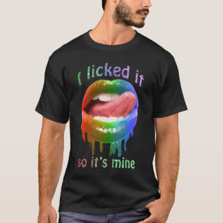 Camiseta Eu liguei para que fosse engraçado nas minhas Lábi