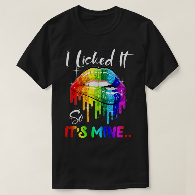 Camiseta Eu liguei para ser meu Orgulho gay de lésbica engr (Frente do Design)