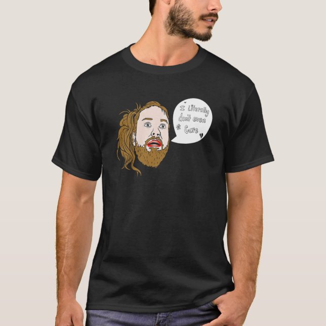 Camiseta Eu literalmente nem me importo (Frente)