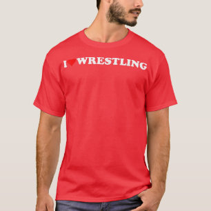 Camiseta Eu Luta coração Eu adoro o passatempo Luta