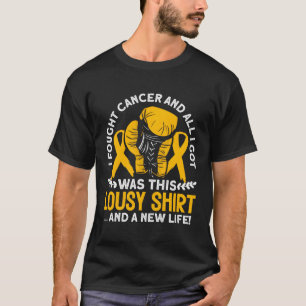 Camiseta Eu Lutei Com Cancer E Tudo O Que Eu Consegui Foi S