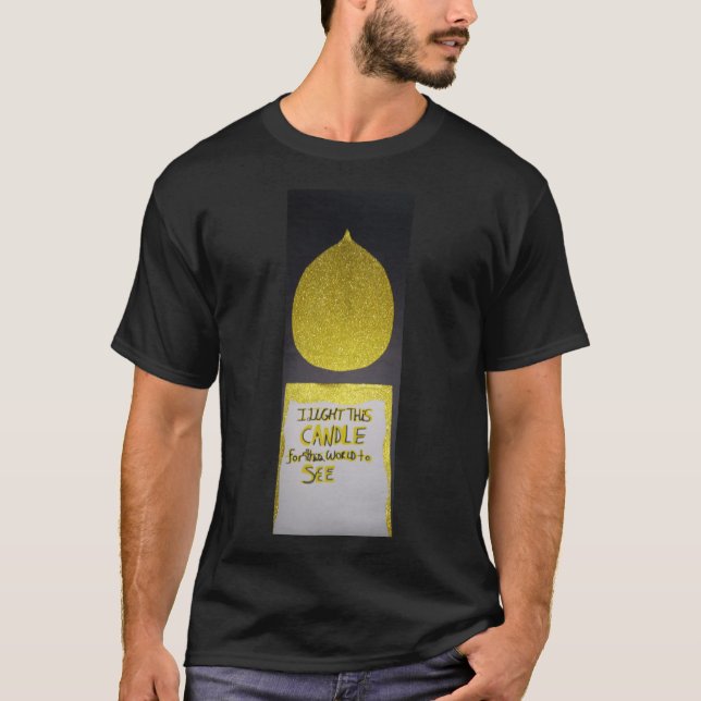 CAMISETA EU LUTO ESTA CANDALIDADE PARA ESTE MUNDO VER (Frente)