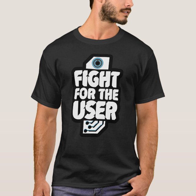 Camiseta Eu luto pelo usuário (Frente)
