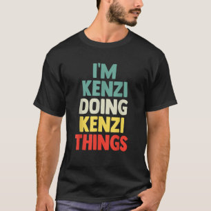 Camiseta Eu M Kenzi Fazendo Coisas Kenzi Nome Personalizado