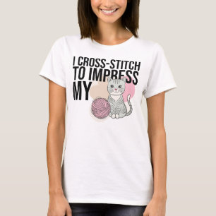 Camiseta Eu mando para impressionar meu gato
