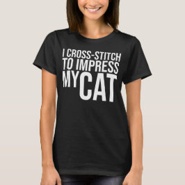 Camiseta Eu mando para impressionar meu gato