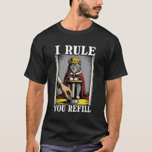 Camiseta Eu Mando Você Encher De Novo Tigela De Comida De G