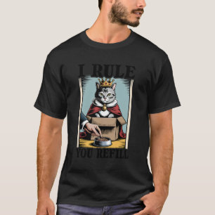Camiseta Eu Mando Você Recarregar Amante de Gato Gatito na 