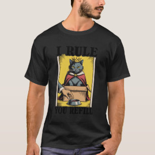 Camiseta Eu Mando Você Recarregar Amante de Gato Gatito na