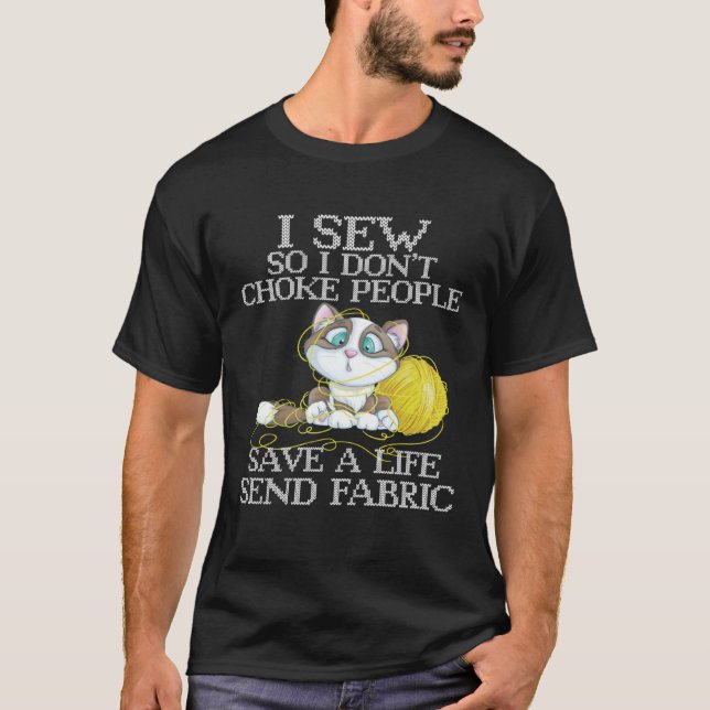 Camiseta Eu masco, para que eu não engasgue as Pessoas para (Frente)