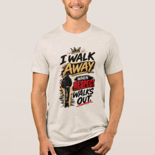 Camiseta Eu Me Afasto Quando o Respeito Se Vai