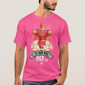 Camiseta Eu Me Apaixonei Pelo Homem Que Morreu Por Mim Jesu