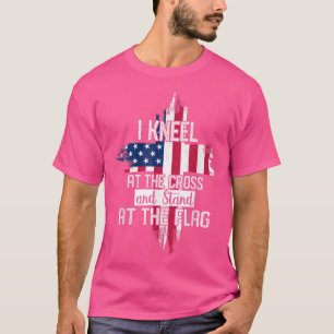 Camiseta Eu me conheço na cruz e fico na bandeira feliz 4