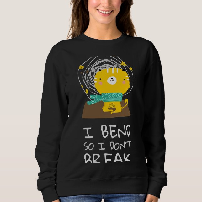 Camiseta Eu Me Dobro Para Não Quebrar Um Boneco Com Um Gato (Frente)