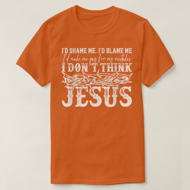 Camiseta Eu me envergonharia, eu me culparia... Eu me faria (Frente do Design)