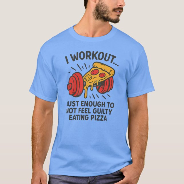 Camiseta Eu me exercito apenas o suficiente para não me sen (Frente)