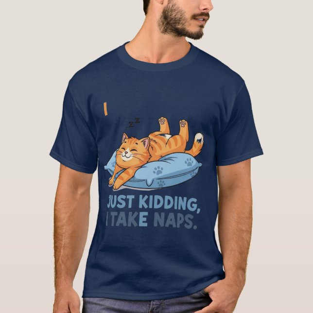 Camiseta Eu Me Exercito… Brincadeira, Eu Durmo (Frente)