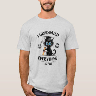 Camiseta Eu Me Formei Está Tudo Bem Estou Bem Tudo Está Bem