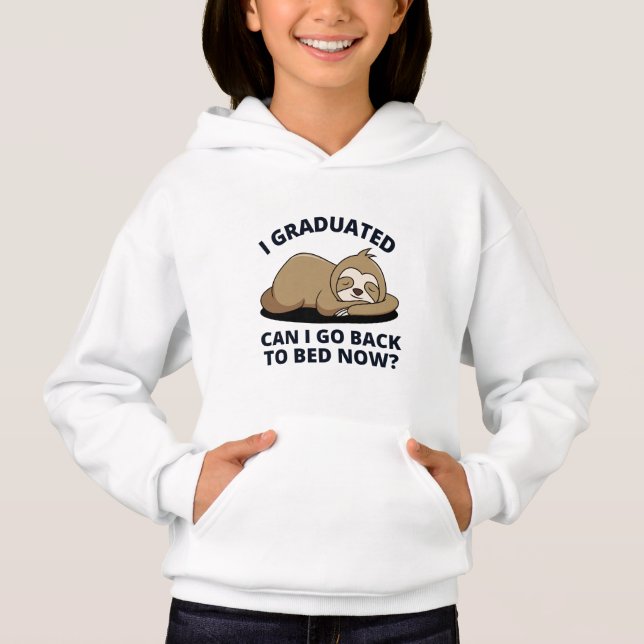 Camiseta Eu me formei Posso voltar para a cama agora (Frente)