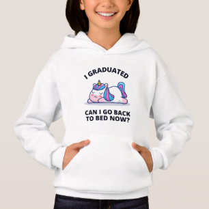 Camiseta Eu me formei Posso voltar para a cama agora