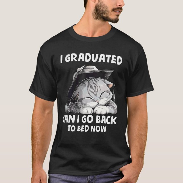Camiseta Eu Me Formei Posso Voltar Para A Cama Agora Format (Frente)