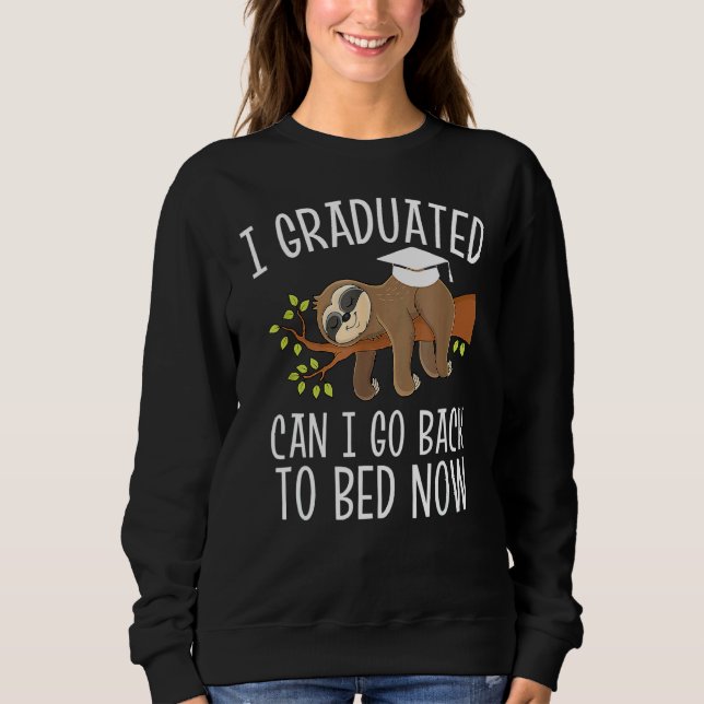 Camiseta Eu Me Formei Posso Voltar Para A Cama Agora   Grad (Frente)