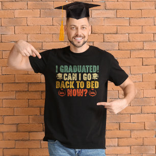 Camiseta Eu Me Formei Posso Voltar Para A Cama Agora, Gradu
