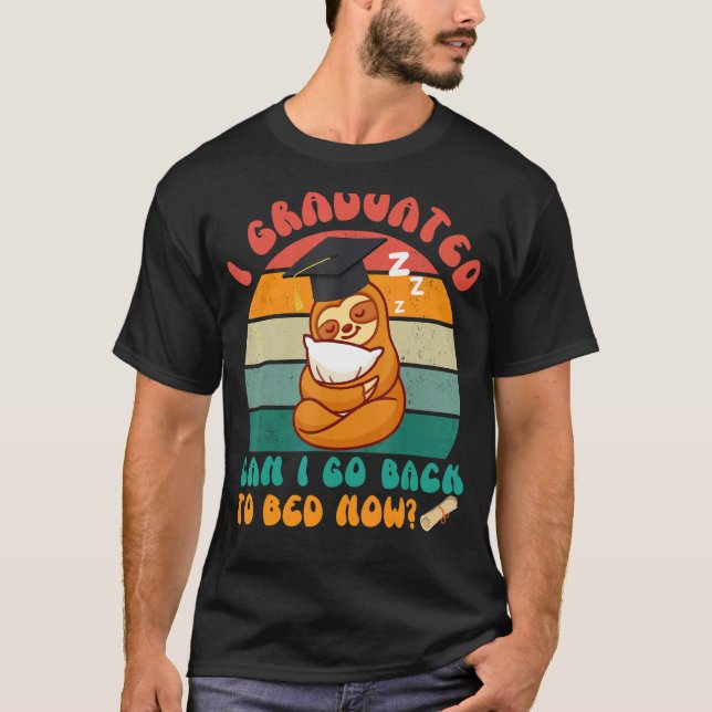 Camiseta Eu Me Formei Posso Voltar Para A Cama Agora Menina (Frente)