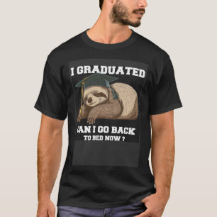 Camiseta Eu me Formei Posso Voltar Para a Cama Agora Pregui
