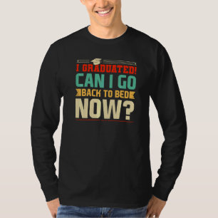 Camiseta Eu Me Formei Posso Voltar Para A Cama Agora Roupas