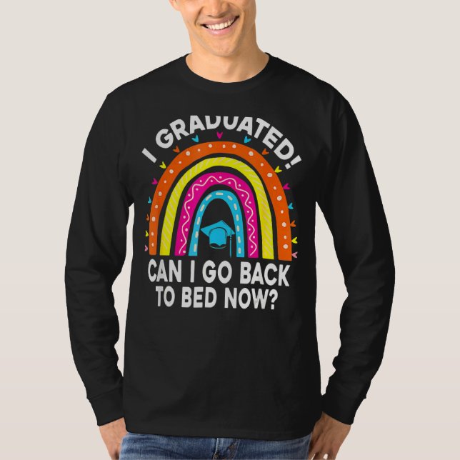 Camiseta Eu Me Formei Posso Voltar Para A Cama Agora Sloth  (Frente)