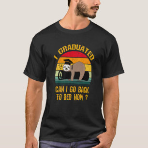 Camiseta Eu Me Formei Posso Voltar Para A Cama Agora Sloth