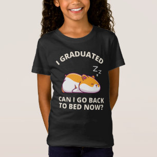 Camiseta Eu me formei, posso voltar para a cama agora T-Shi