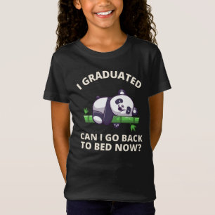 Camiseta Eu me formei, posso voltar para a cama agora T-Shi
