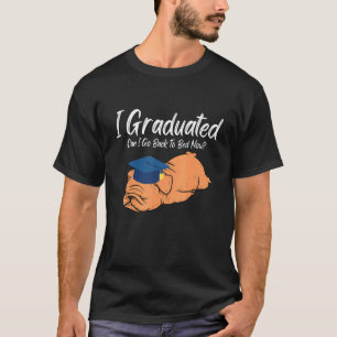Camiseta Eu Me Formei Posso Voltar Para O Cão De Graduação 