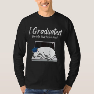 Camiseta Eu Me Formei Posso Voltar Para O Gato De Graduação